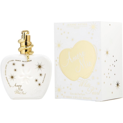 Amore Mio White Pearl by Jeanne Arthes Eau De Parfum Spray 3.3 Oz