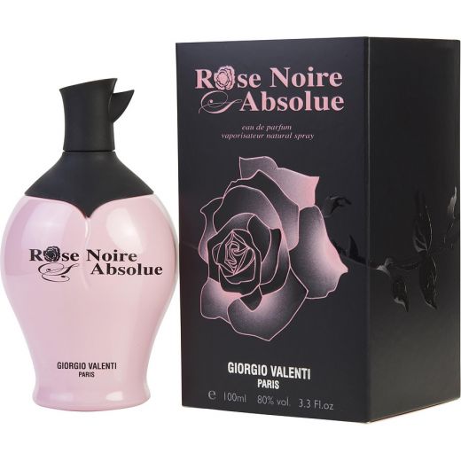 Rose Noire Absolue by Giorgio Valenti Eau De Parfum Spray, 3.3 Oz