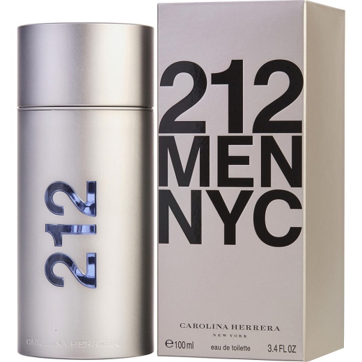 212 By Carolina Herrera EDT Spray 3.4 Oz for Men