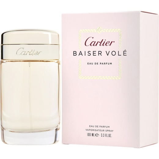 Cartier Baiser Vole Eau De Parfum Spray 3.3 Oz - A Sophisticated Fragrance for Women