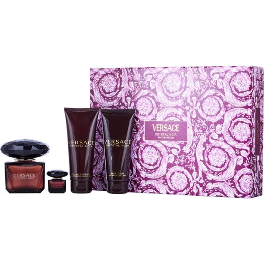 Versace Crystal Noir Women's Eau De Parfum Gift Set