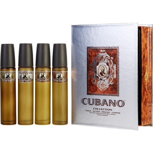 Cubano Variety Gift Set for Men - 4 Piece EDT Spray Collection