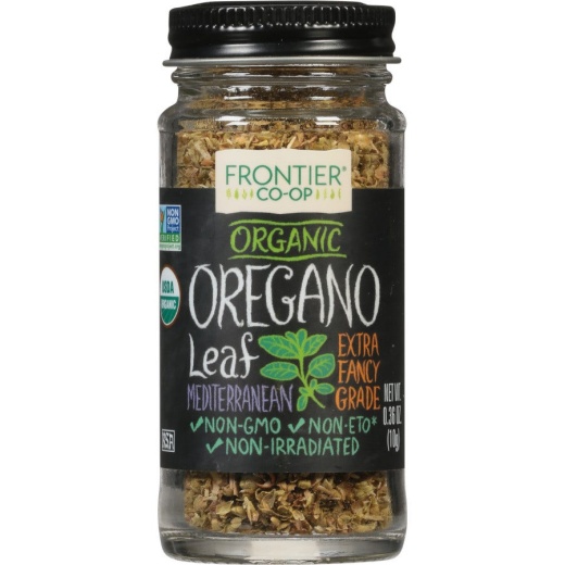 Frontier Co-Op Oregano Leaf, Cut & Sifted, Extra Fancy Grade, Organic 0.36 Oz