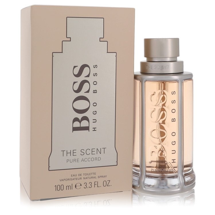 Boss The Scent Pure Accord Cologne By Hugo Boss Eau De Toilette Spray - 3.3 Oz Eau De Toilette Spray