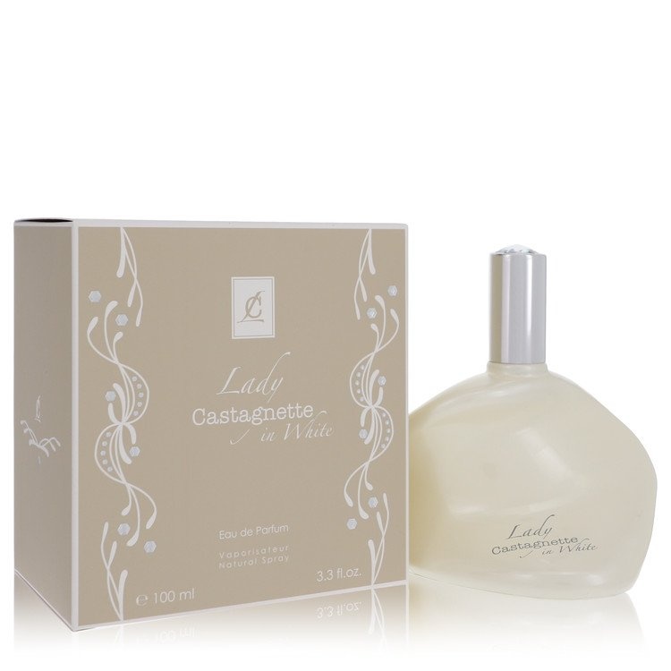 Lady Castagnette In White Perfume By Lulu Castagnette Eau De Parfum Spray - 3.3 Oz Eau De Parfum Spray