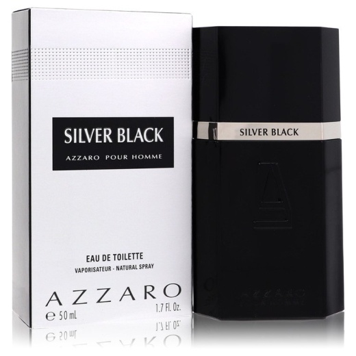 Silver Black Cologne By Azzaro Eau De Toilette Spray - 1.7 Oz