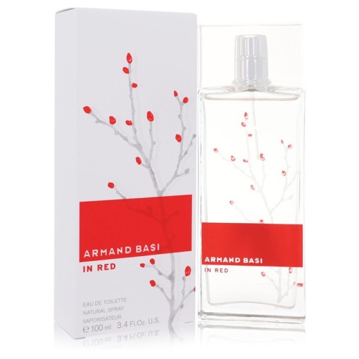 Armand Basi In Red Perfume by Armand Basi Eau De Toilette Spray 3.4 Oz
