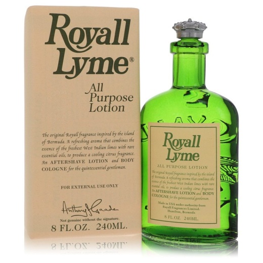 Royall Lyme Cologne By Royall Fragrances All Purpose Lotion / Cologne - 8 Oz All Purpose Lotion / Cologne