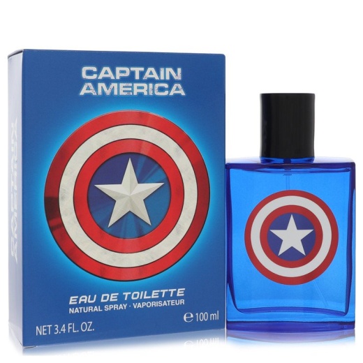 Captain America Cologne by Marvel - 3.4 Oz Eau De Toilette Spray
