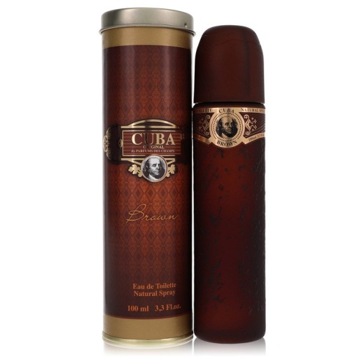 Cuba Brown Cologne By Fragluxe Eau De Toilette Spray - 3.4 Oz Eau De Toilette Spray