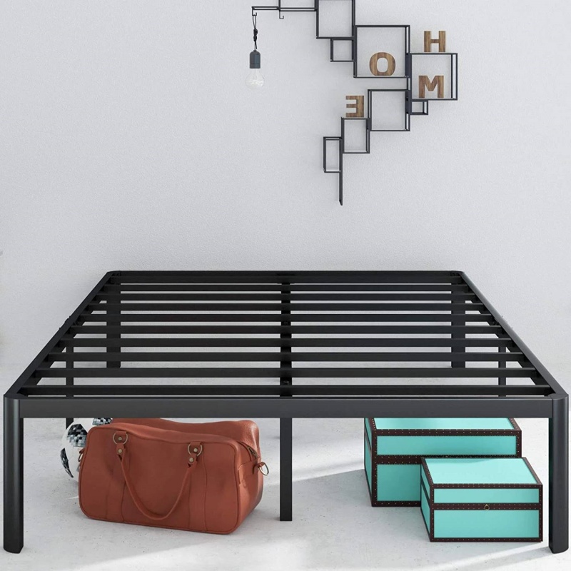 King Metal Platform Bed Frame With Rounded Legs 700 Lbs Weight Capacity
