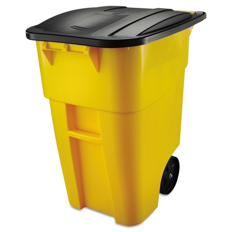 Heavy Duty Trash Can With Lid And Wheels