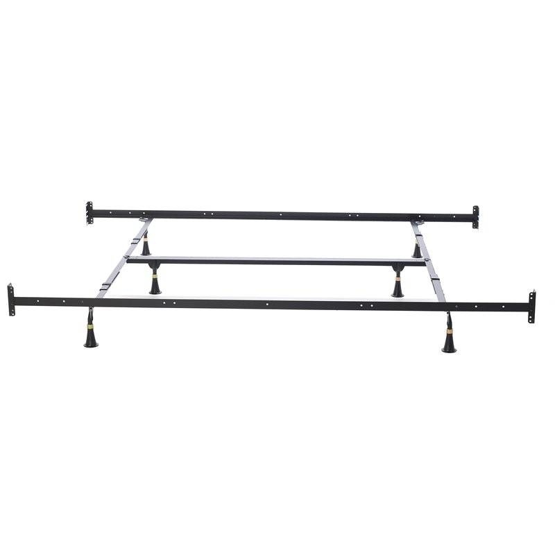 California King Heavy Duty Metal Bed Frame With Headboard Footboard Brackets