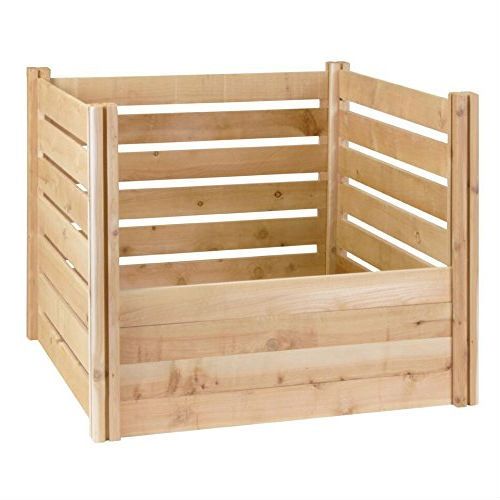 Outdoor 174Gallon Wooden Compost Bin Made From EcoFriendly Cedar Wood