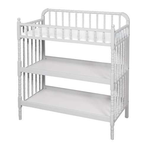 Light Grey Changing Table With 1Inch Waterproof Changing Pad
