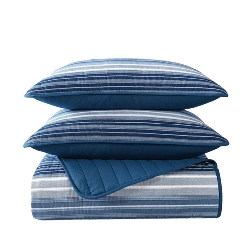 Stripe Reversible Cotton Quilt