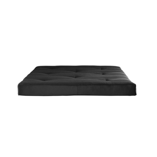 Full Size 6-Inch Thick Futon Mattress In Black