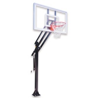 Attack™ In Ground Adjustable Basketball Goal