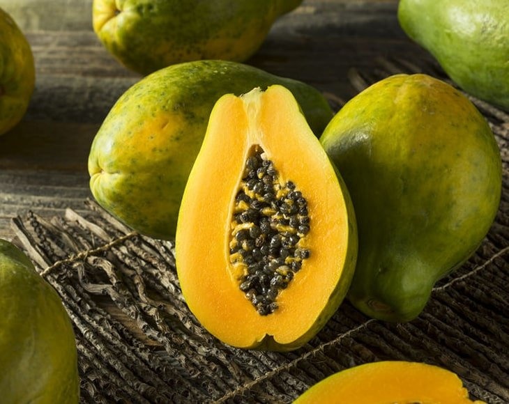 Organic Dried Papaya Spears