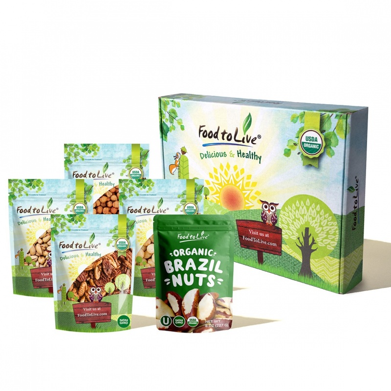 Organic Delicious Nuts Gift Box