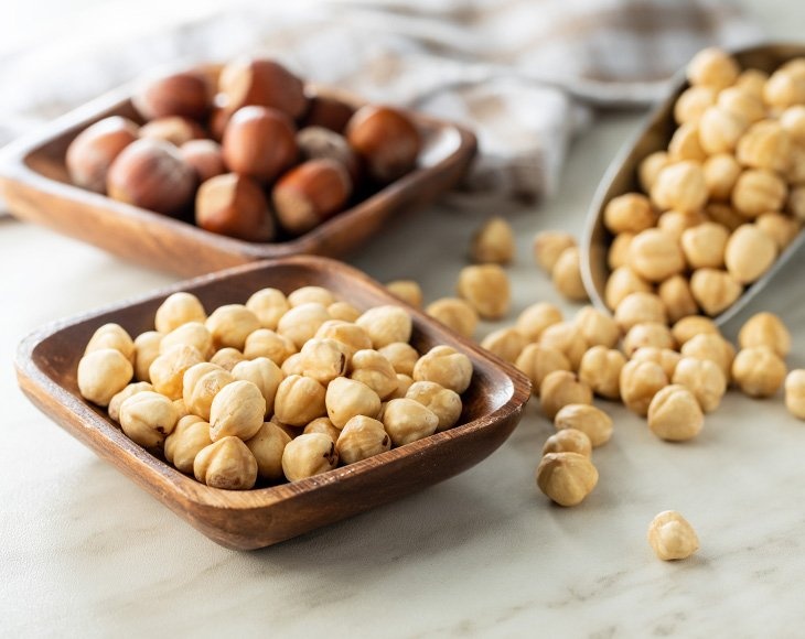 Organic Roasted Blanched Hazelnuts