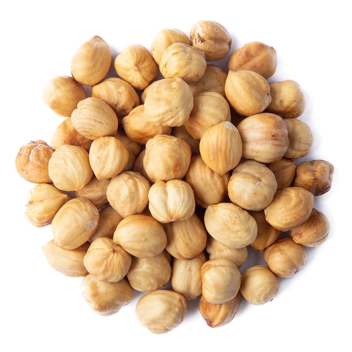 Dry Roasted Blanched Hazelnuts With Himalayan Salt