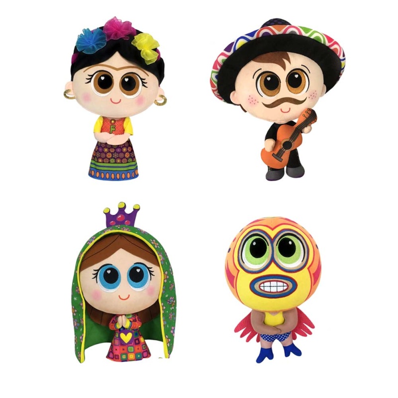 Amparin - 10In 4 Asst. - Fisita, Virgencita, Mariachi And Luchador