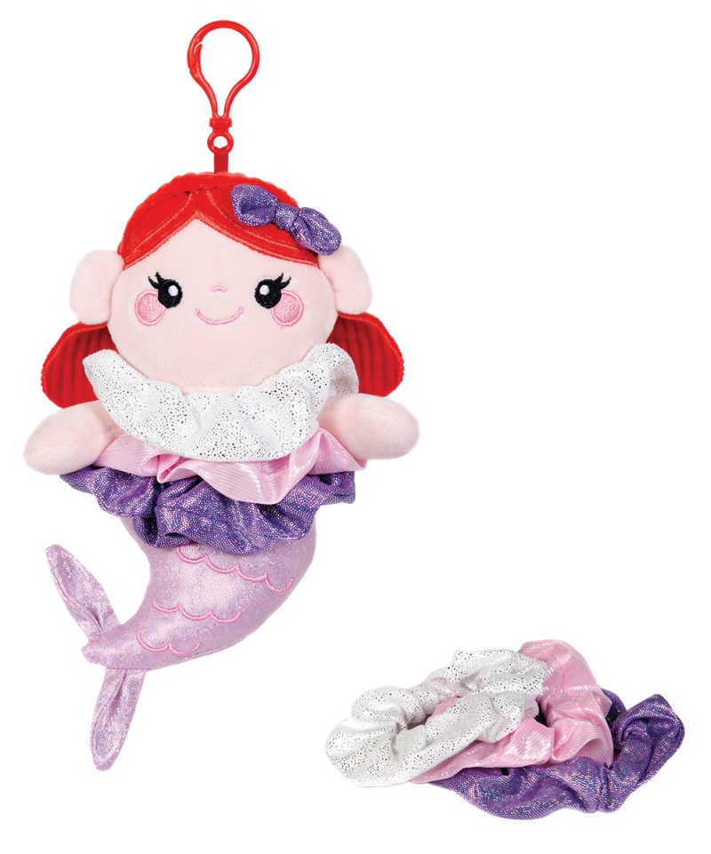 Scrunch Bunch - 6In Mermaid Keyclip