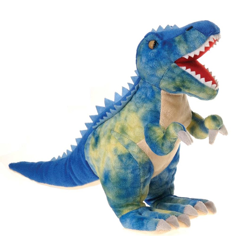 Fiesta Toy 19In Blue T-Rex With Picture Ht