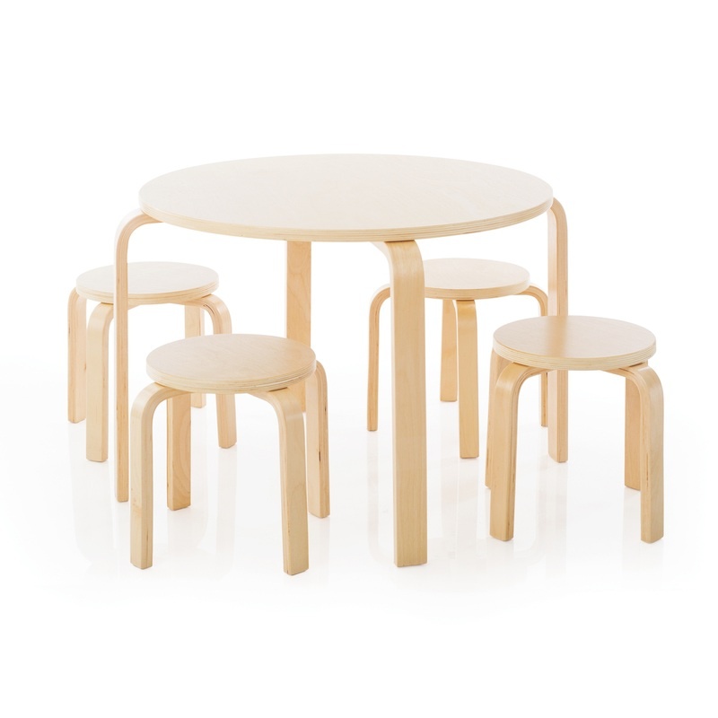 Kids’ Nordic Table Set – Natural