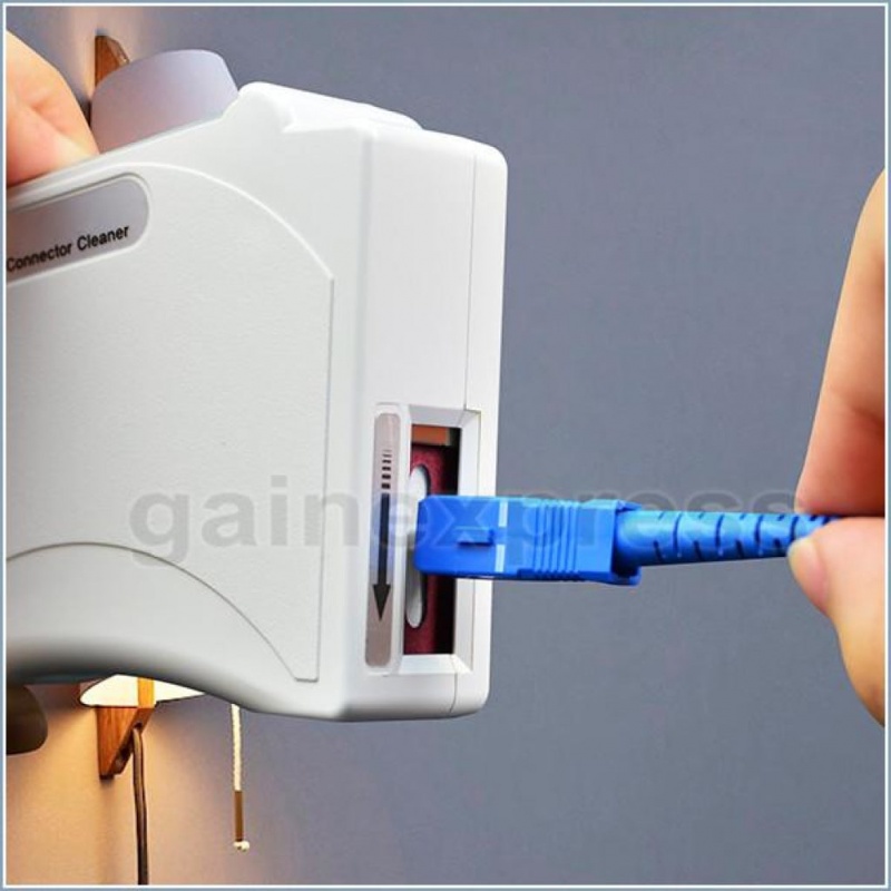 Fiber Optic Connector Cleaner Kit 500 Wipes Cassette Cleaning System For Optical Fiber Inspection Tool - 1+