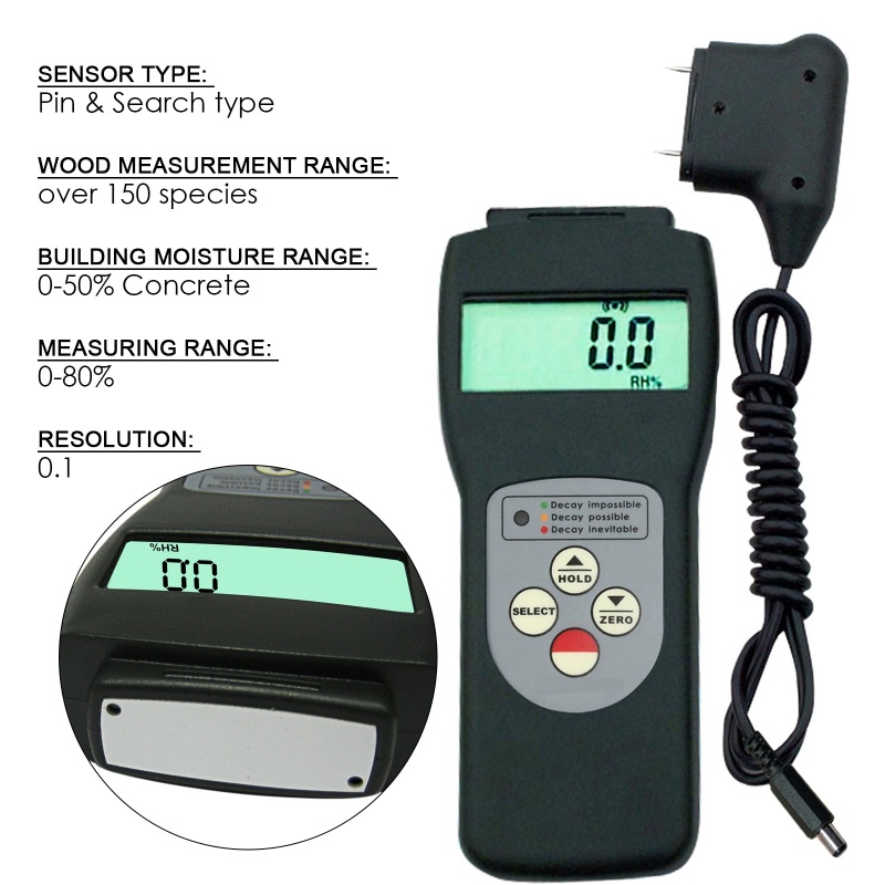 2-In-1 Scanner & Pin Type Moisture Meter
