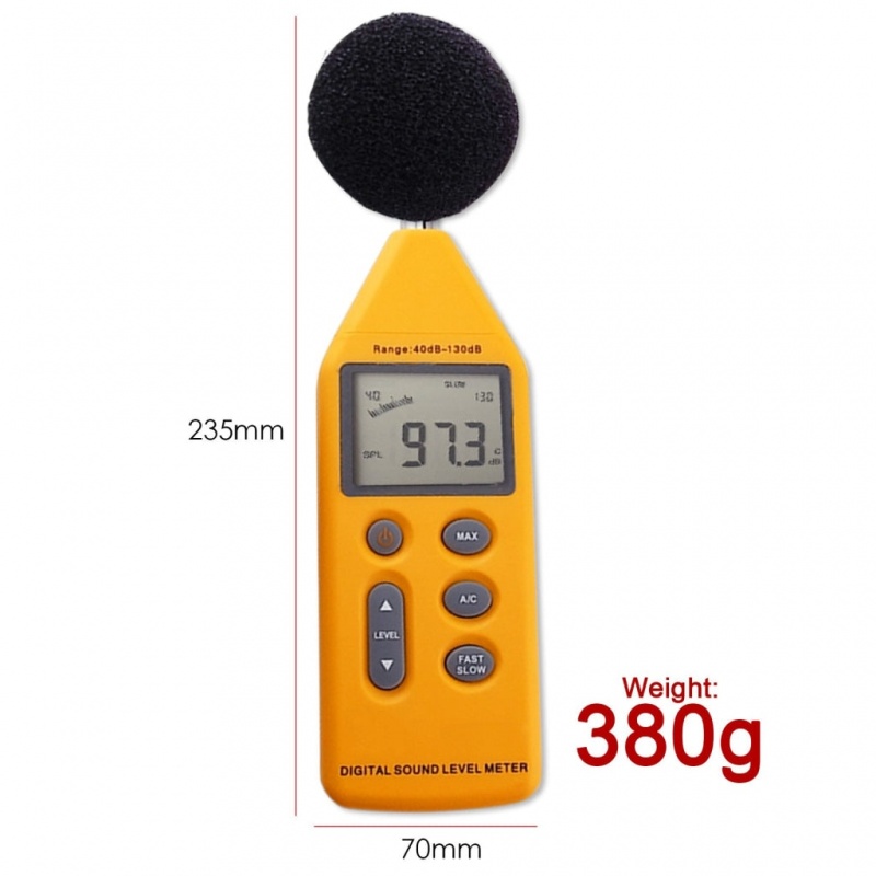 Digital Sound Level Meter Decibel Logger 40~130Db Usb & Cd