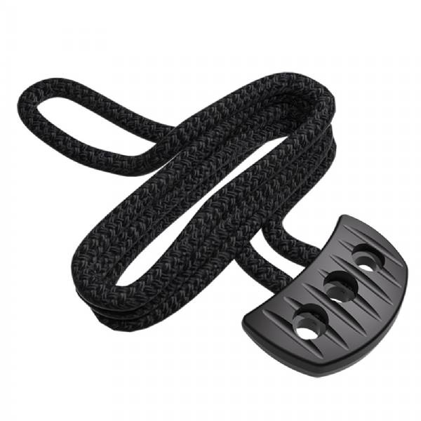 Snubber - Black Pull With Rope - Tar Black