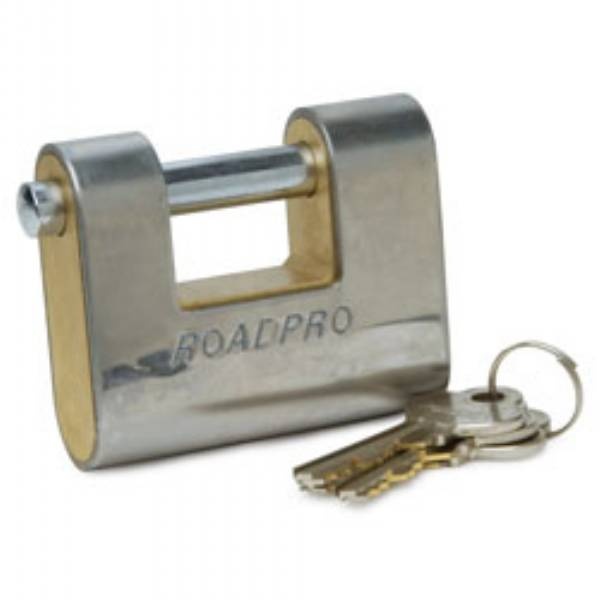 Roadpro 2.75 .In Brass Truck/Trailer Lock