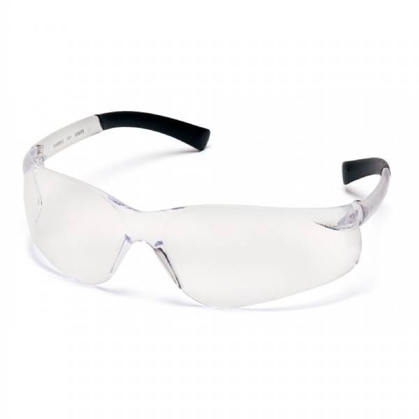 Pyramex Ztek Safety Glasses Clear Frame Clear Lens