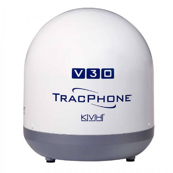 Kvh Ultra-Compact Tracphone V30 W/Dc-Bdu