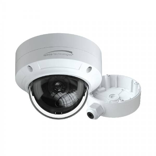 Speco 4Mp H.265 Ai Dome Ip Camera W/Ir 2.8Mm Fixed Lens - White Hous