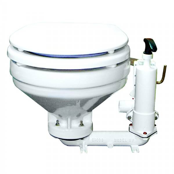 Groco Hf Series Hand Operated Marine Toilet