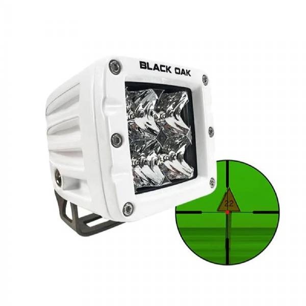 Black Oak Led Pro Series Infrared 2 In 850Nm Flood Pod Light - White