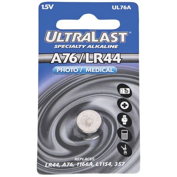 Ultralast Alkaline Photo/Medical Button Cell Battery