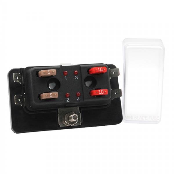 Cole Hersee 4 Sd Mini Fuse Block With Led Indicators