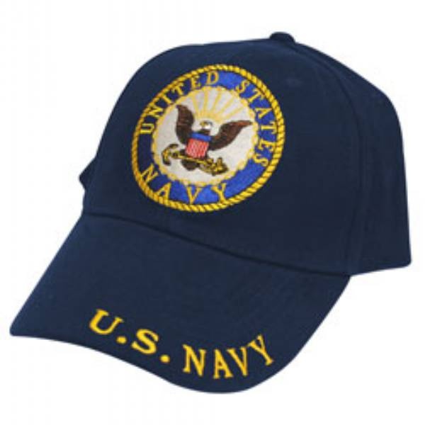 Buy U.S. Military Merchandise Cap USN Logo Navy-Khaki Assorted Online