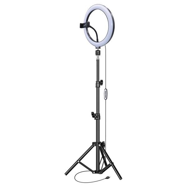 Supersonic Pro Live Stream Led Selfie Rgb Ring Light With Floor Stand (10
