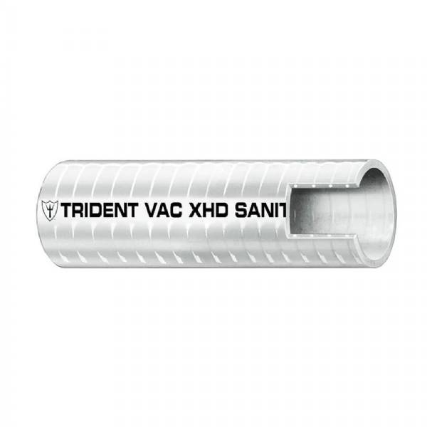 Trident Marine 1 In X 50 Ft Box Vac Xhd Sanitation Hose - Hard Pvc Helix - Wh
