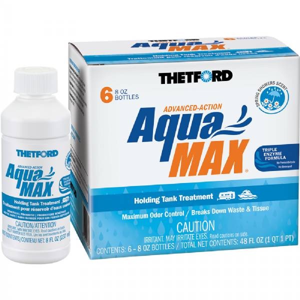 Thetford Aquamax Holding Tank Treatment - 6-Pack - 8Oz Liquid - Spring