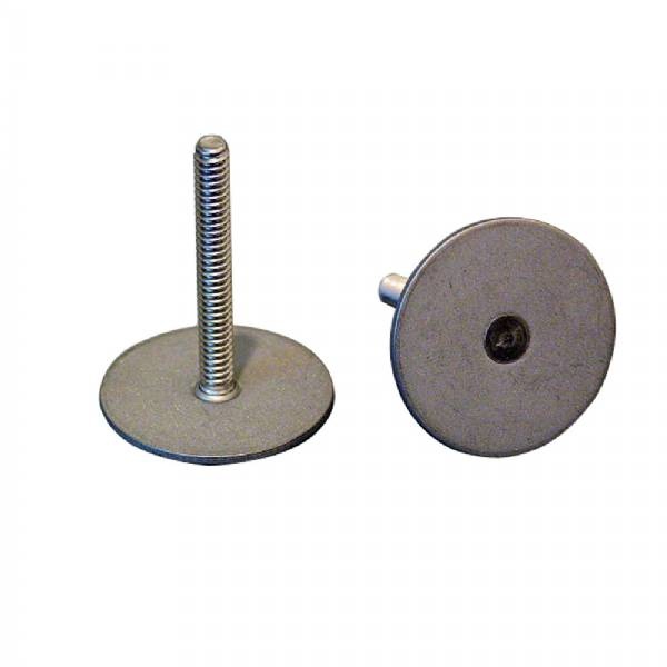 Weld Mount Stainless Steel Stud 1.25Inch Base 10 X 24 Thread 2.5Inch Tall