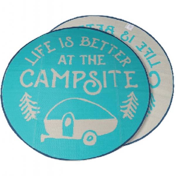 Camco Outdoor Mat 72 Round Campsite
