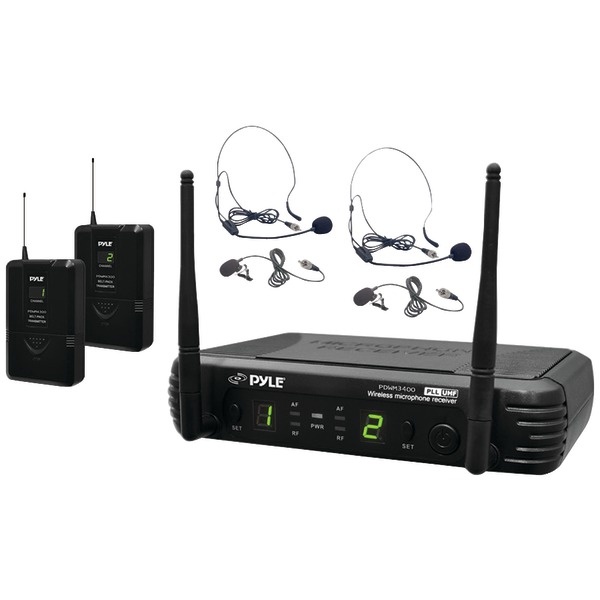 Pyle Premier Series Professional Uhf Wireless Microphone System