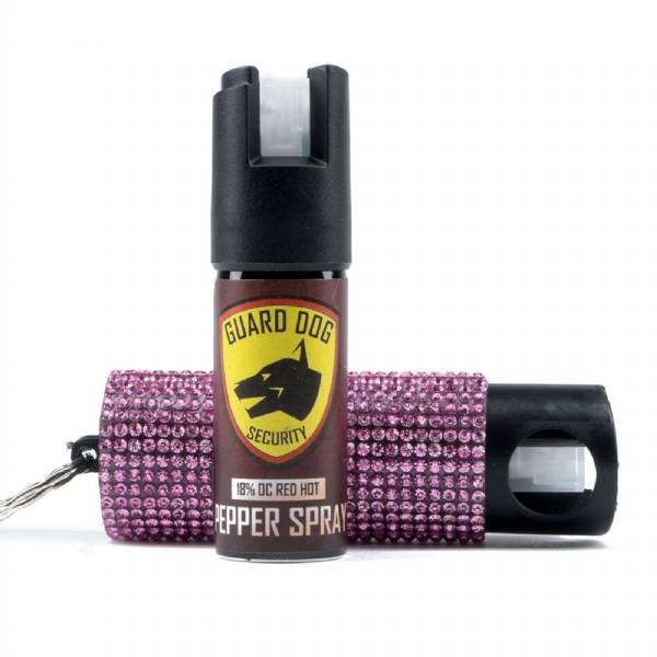Guard Dog Bling It On Max Strength Keychain Pepperspray Purp